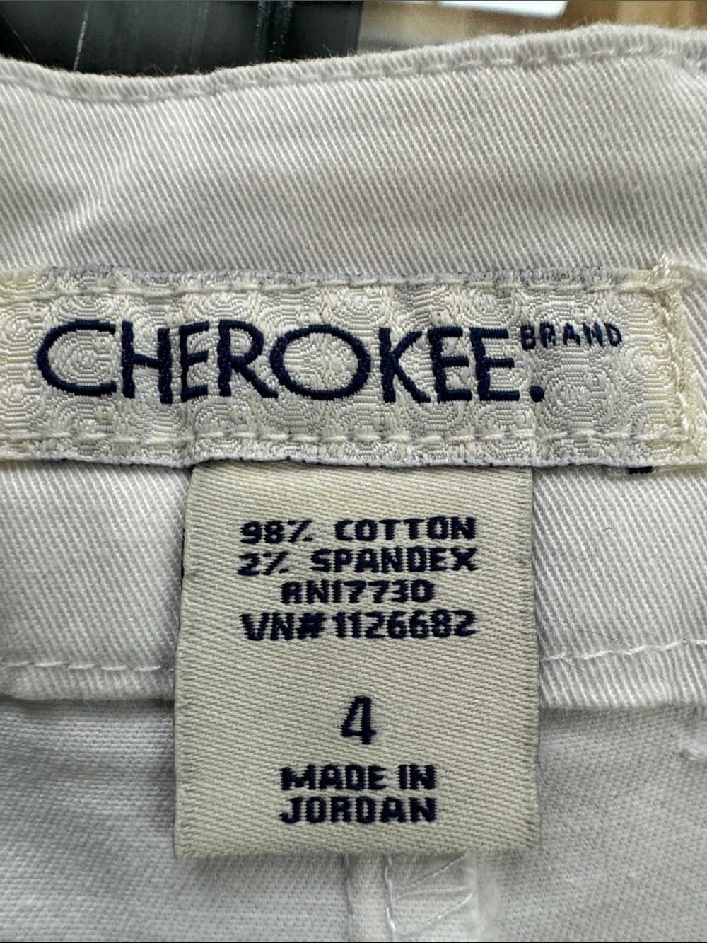 Cherokee White Women's Bermuda Shorts - Picture 2 of 4